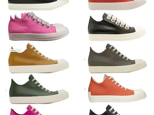 Zapatillas: ejemplo de producto